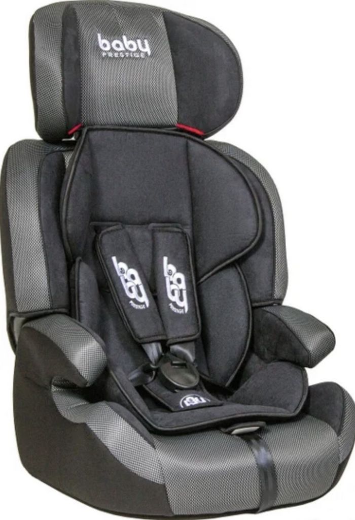 Детское автокресло Baby Prestige Galaxy Tour Deluxe черно/серое (группа 1/2/3 от 9 до 36 кг)