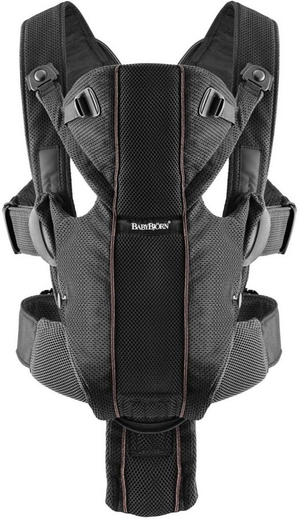 Рюкзак-переноска BabyBjorn Miracle Mesh черный