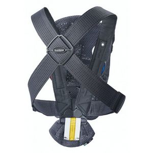 Рюкзак-переноска babybjorn Original Mesh темно синий/синяя полоса-белая полоска