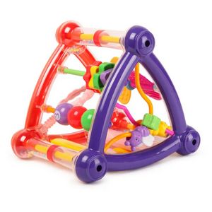 Игрушка развивающая "Треугольник" (оранжево-фиолетовый зайчик)